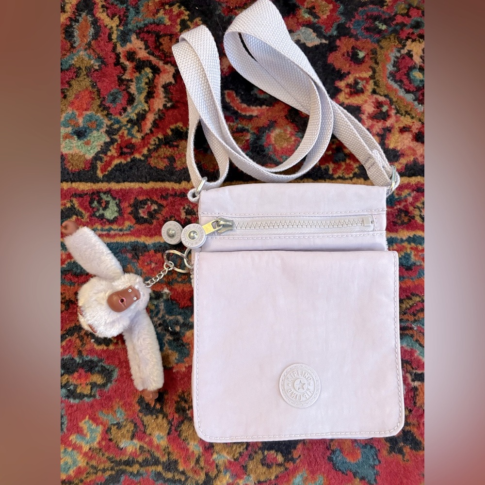 NWOT Light Purple Kipling Crossbody Bag